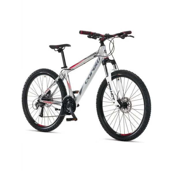 Corelli Grace 3.0 26 Jant 24 Vites Hidrolik Disk Fren Dağ Bisikleti Gri Kırmızı Kadın