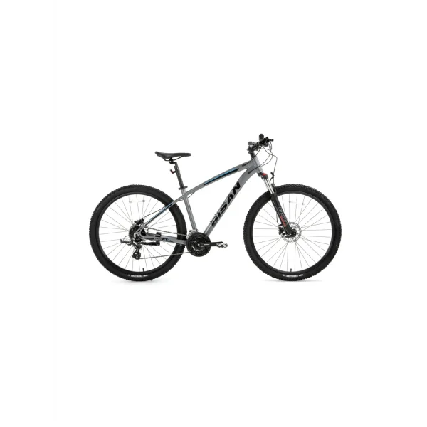Bisan MTX 7300 27.5 Jant HD Fren Metalik Gri Mavi Dağ Bisikleti 43 Kadro
