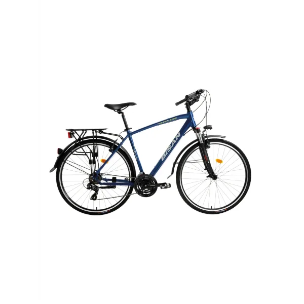 Bisan TRX 8100 City 28 Jant V-Fren Lacivert Yeşil Şehir Bisikleti 54 Kadro