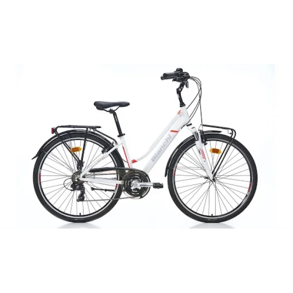 Bianchi Travel 505 V Fren 21 Vites 28 Jant Şehir Bisikleti Beyaz Mercan 40 Kadro