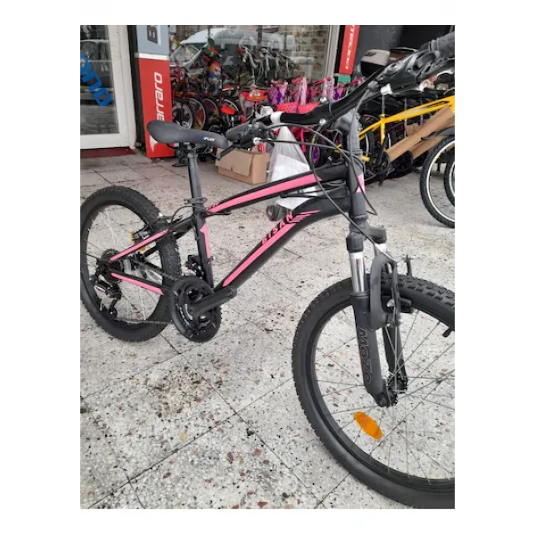 Bisan KDS 2750 V Fren 21 Vites 20 Jant Çocuk Bisikleti Siyah Pembe