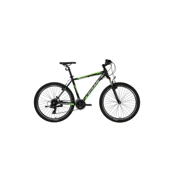 Bisan MTX 7050 V Fren 21 Vites 27,5 Jant Dağ Bisikleti Siyah Yeşil 19 Kadro