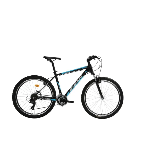 Bisan MTX 7050 V Fren 21 Vites 29 Jant Dağ Bisikleti Siyah Mavi 19 Kadro
