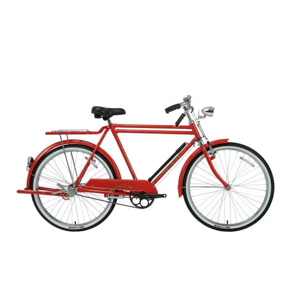 Bisan Roadstar Classic Çubuk Fren 26 Jant Şehir Hizmet Bisikleti Kırmızı 58 Kadro