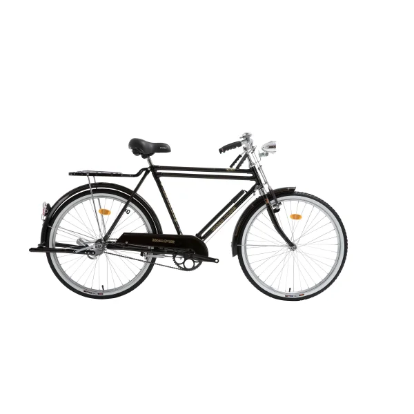 Bisan Roadstar Classic Çubuk Fren 26 Jant Şehir Hizmet Bisikleti Siyah 58 Kadro