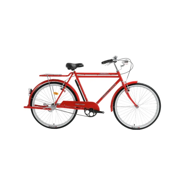 Bisan Roadstar GL Tel Fren 26 Jant Şehir Hizmet Bisikleti Kırmızı 58 Kadro