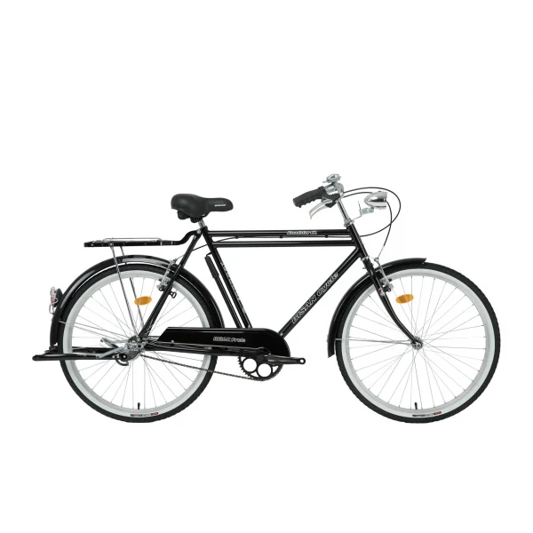 Bisan Roadstar GL Tel Fren 26 Jant Şehir Hizmet Bisikleti Siyah 58 Kadro