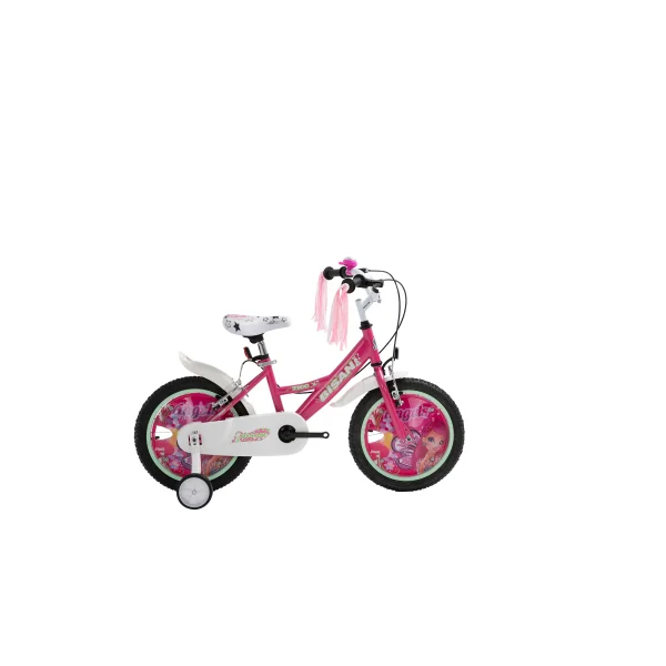 Bisan Rose 16 Jant Çocuk Bisikleti Pembe Beyaz