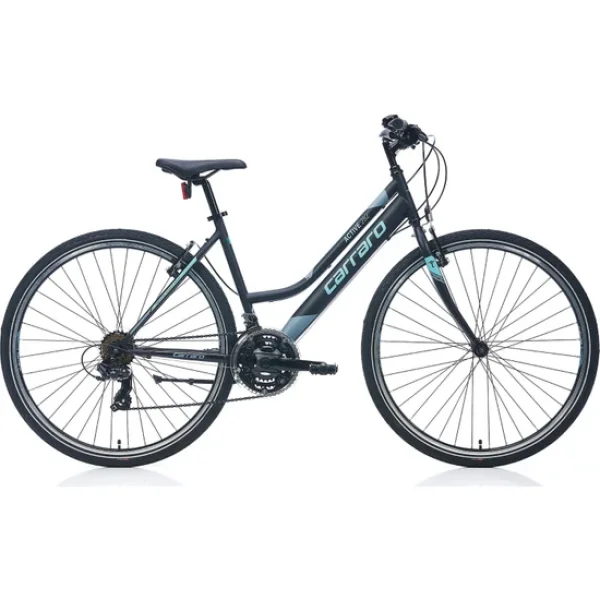 Carraro Active 282 V Fren 21 Vites 28 Jant Şehir Bisikleti Siyah Turkuaz 40 Kadro