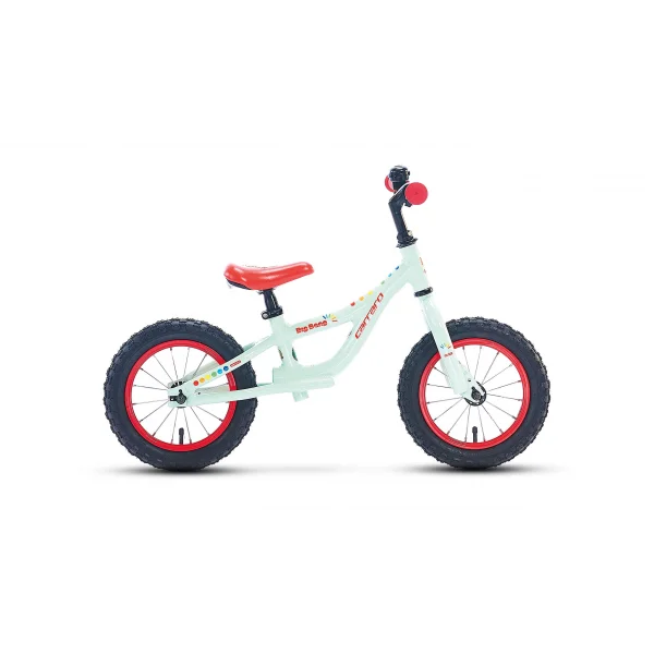 Carraro Big Bang 12 Jant Çocuk Denge Bisikleti Açık Yeşil Kırmızı