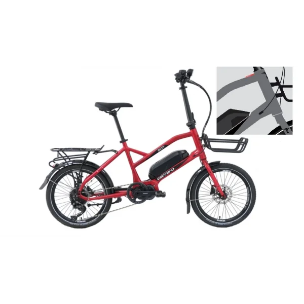 Carraro Duty 20 HD Fren Alivio 9 Vites 20 Jant Elektrikli Bisiklet Metalik Antrasit Siyah 41 Kadro