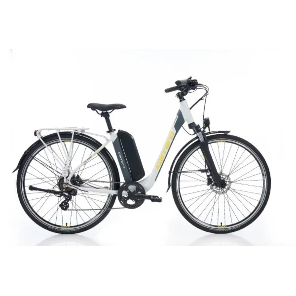 Carraro E-Line eComfort 2.1 HD Fren 7 Vites 28 Jant Elektrikli Şehir Bisikleti Mat Storm Gri 52 Kadro