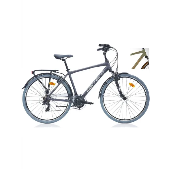 Carraro Elite 704 V Fren 21 Vites 28 Jant Şehir Bisikleti Metalik Açık Yeşil Kahve Bakır 52 Kadro