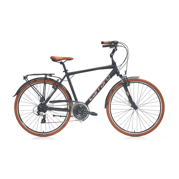 Carraro Elite 804 V Fren 24 Vites 28 Jant Şehir Bisikleti Siyah Kahve 48 Kadro