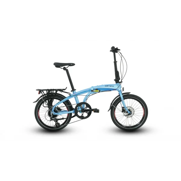 Carraro Flexi 108 HD Fren 8 Vites 20 Jant Katlanır Bisiklet Mavi Yeşil Turkuaz 32 Kadro