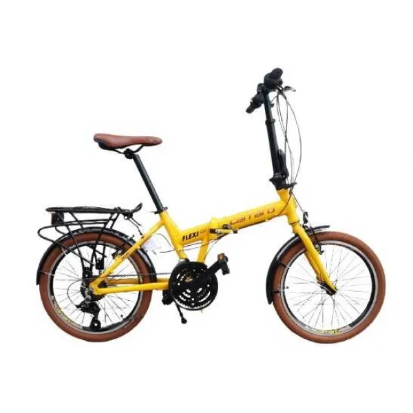 Carraro Flexi 121 V Fren 21 Vites 20 Jant Katlanır Bisiklet Mat Sarı Siyah Bakır