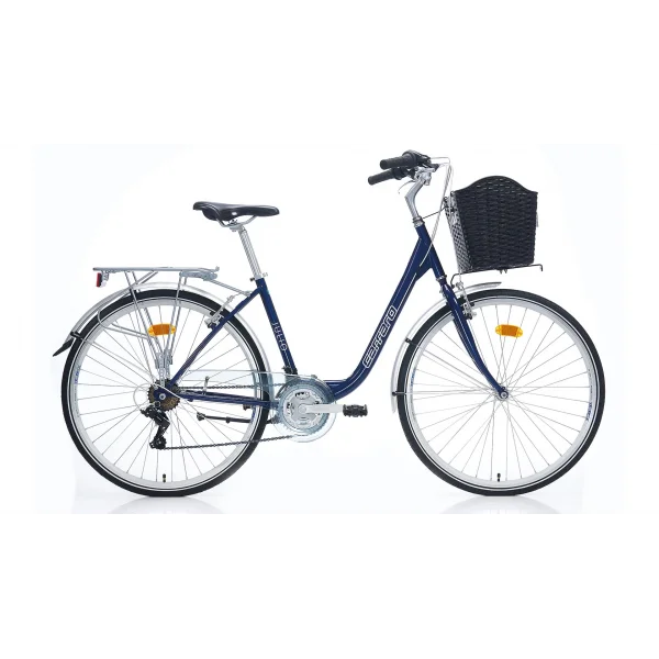 Carraro Julio 28 V Fren 21 Vites 28 Jant Şehir Bisikleti Metalik Mavi 46 Kadro