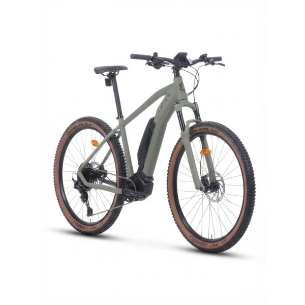 Carraro Kifuka E7 27.5 Elektrikli Bisiklet 504W 11 Vites E-MTB Nikel Gri Kahve Siyah 44 Kadro