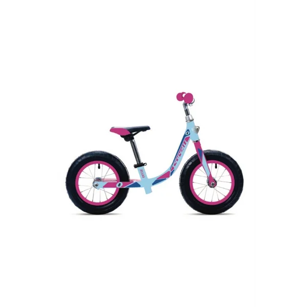 Corelli Fluss 12 Jant Çocuk Denge Bisikleti Alüminyum Kadro Mavi Pembe Mavi