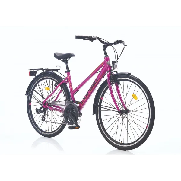 Corelli Nuptse L V Fren 21 Vites 28 Jant Bayan Şehir Bisikleti Pembe Siyah 18 Kadro