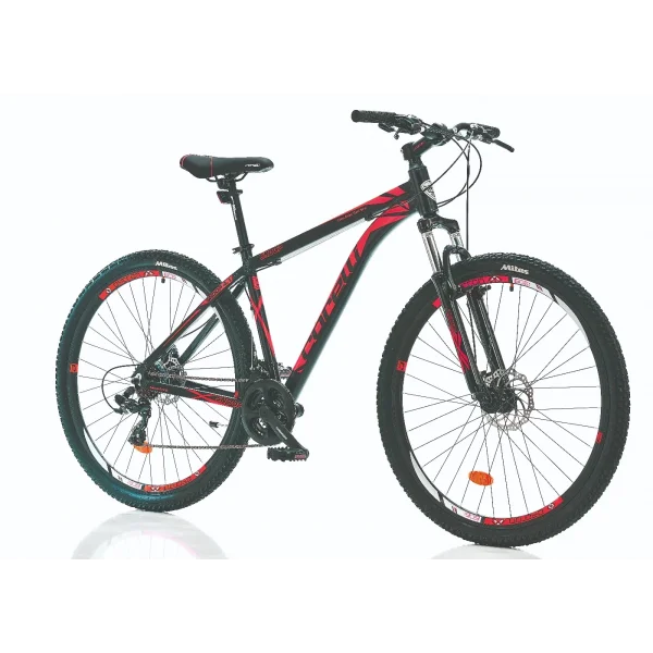 Corelli Snoop 4.1 MD Fren 24 Vites 27,5 Jant Dağ Bisikleti Siyah Neon Kırmızı 18 Kadro