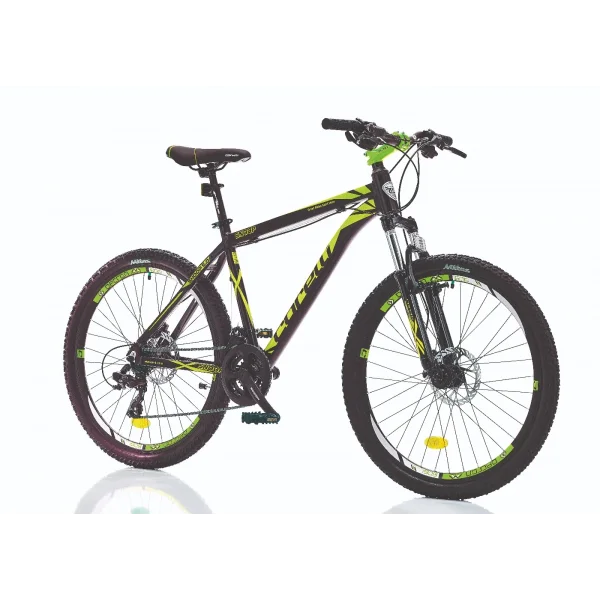 Corelli Snoop 5.1 HD Fren 21 Vites 27,5 Jant Dağ Bisikleti Siyah Neon Sarı 20 Kadro