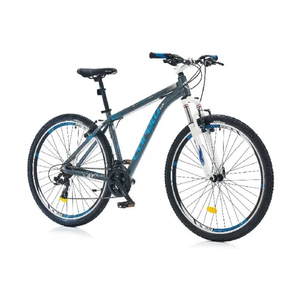 Corelli Via 1.2 V Fren 21 Vites 29 Jant Dağ Bisikleti Gri Mavi 18 Kadro