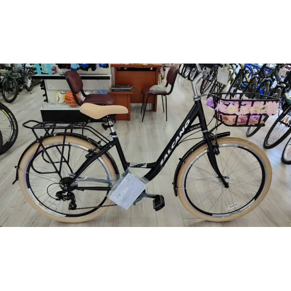 Salcano Flyer 26 V Fren 21 Vites 26 Jant Şehir Bisikleti Siyah Gümüş