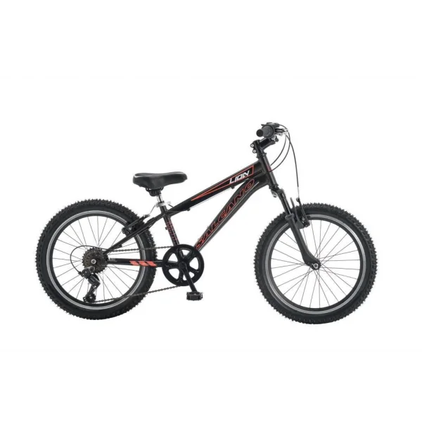 Salcano Lion 20 V Fren 6 Vites 20 Jant Çocuk Bisikleti Siyah Kırmızı