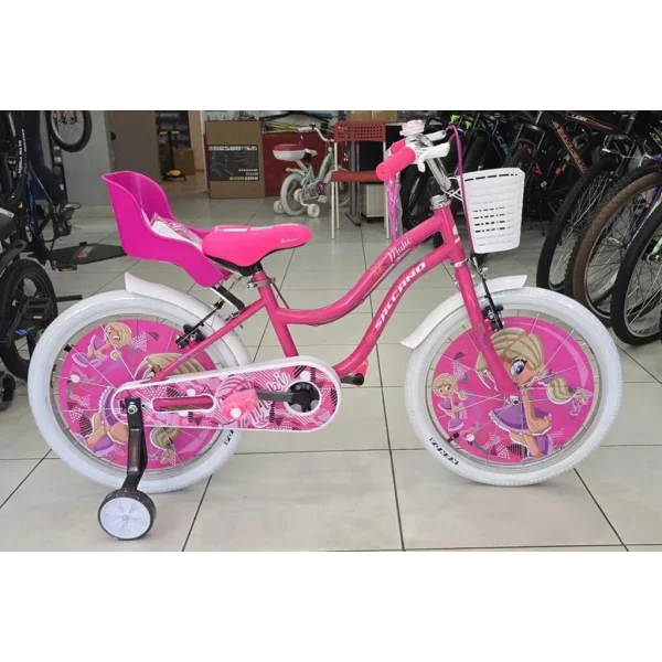 Salcano Muki 16 Jant Kız Çocuk Bisikleti Pembe Beyaz