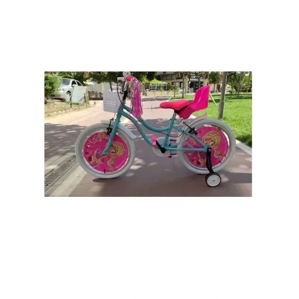 Salcano Muki 16 Jant Kız Çocuk Bisikleti Turkuaz Pembe