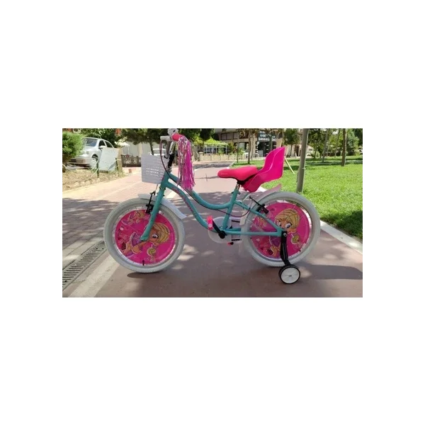 Salcano Muki 20 Jant V-Fren Mint Yeşili Pembe Çocuk Bisikleti
