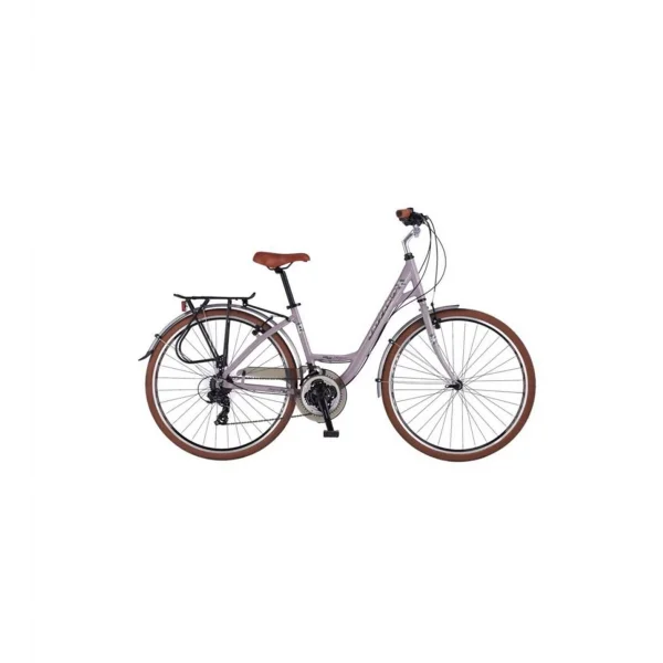 Salcano Sarajevo 26 Unisex VR V Fren 21 Vites 26 Jant Bayan Şehir Bisikleti Açık Pembe Beyaz 17 Kadro