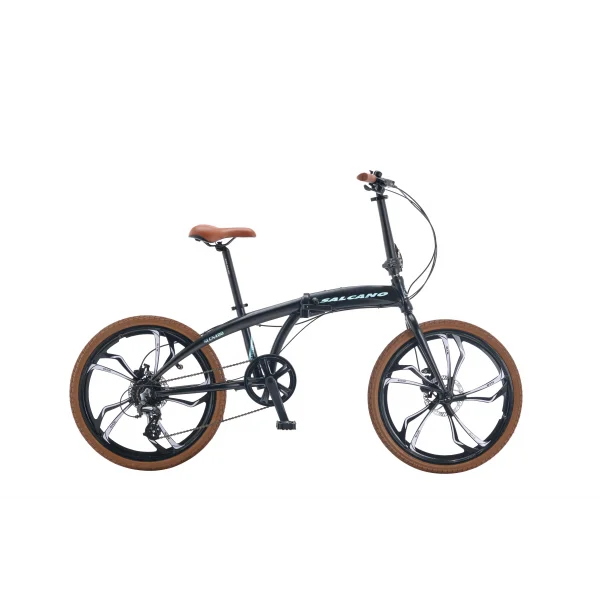 Salcano SLCN400 24 HD Fren Altus 8 Vites 24 Jant Katlanır Bisiklet Siyah Mavi