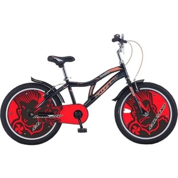 Salcano Badboy 20 Jant Çocuk Bisikleti Siyah Kırmızı