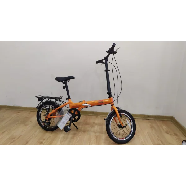 Salcano F100 (SLCN100) 6 Vites 16 Jant Katlanır Bisiklet Turuncu Kırmızı