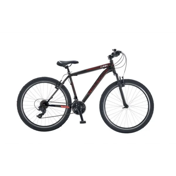 Salcano Lion 24 V Fren 21 Vites 24 Jant Dağ Bisikleti Siyah Kırmızı