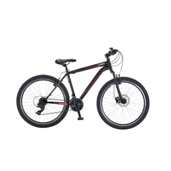 Salcano Lion 26 HD Fren 21 Vites 26 Jant Dağ Bisikleti Siyah Kırmızı 15 Kadro