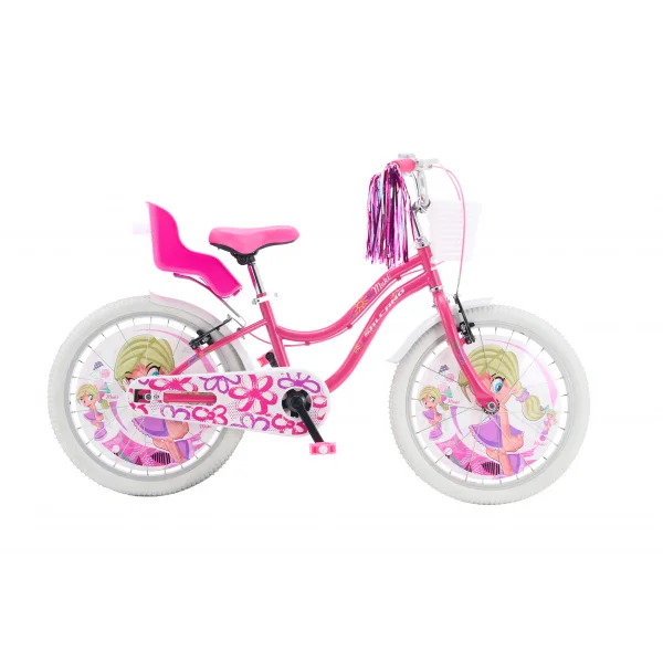 Salcano Muki 20 Jant Çocuk Bisikleti Pembe Beyaz