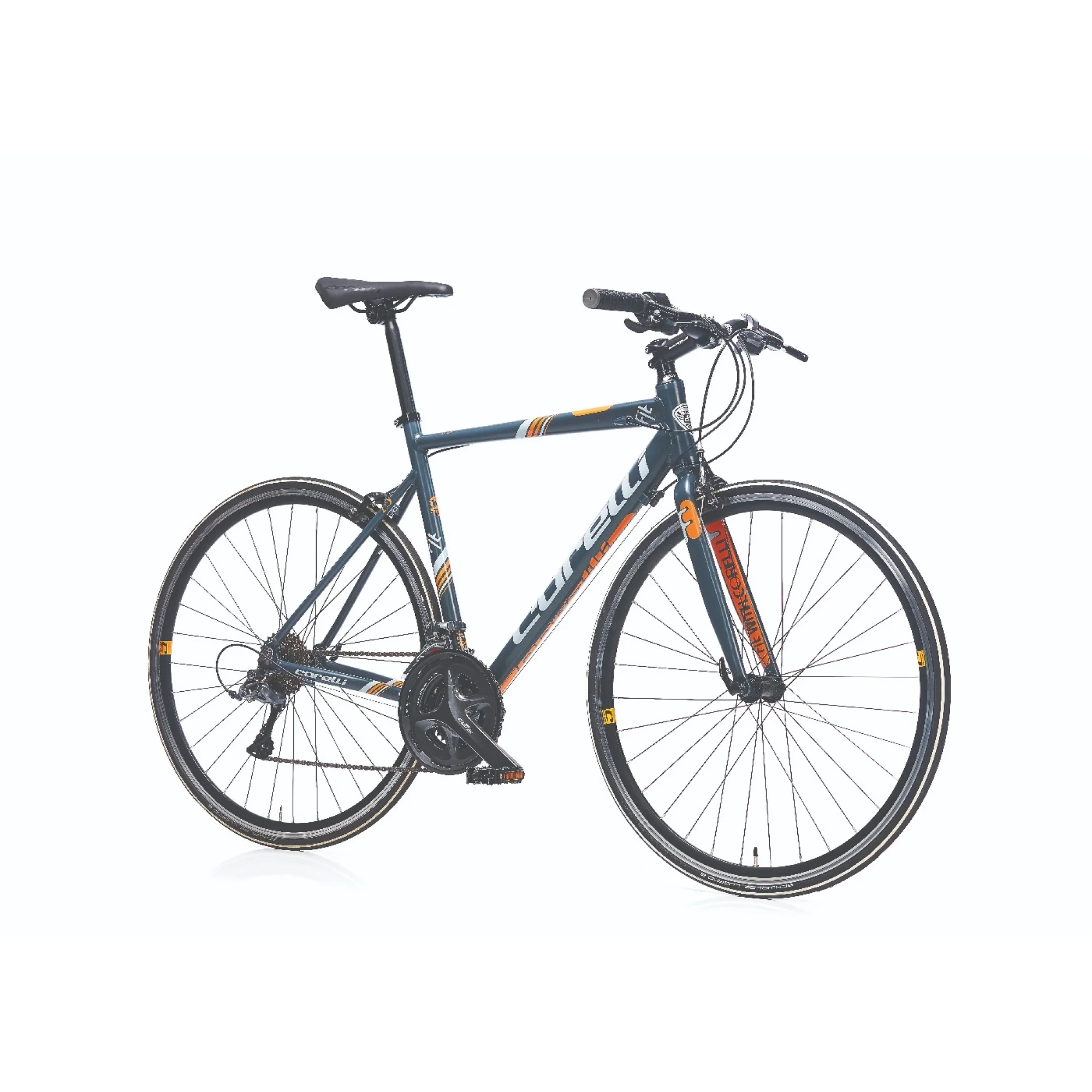 Corelli Fitbike 2.0 700c 8 Vites Claris Yol Bisikleti Açık Kahve Turuncu