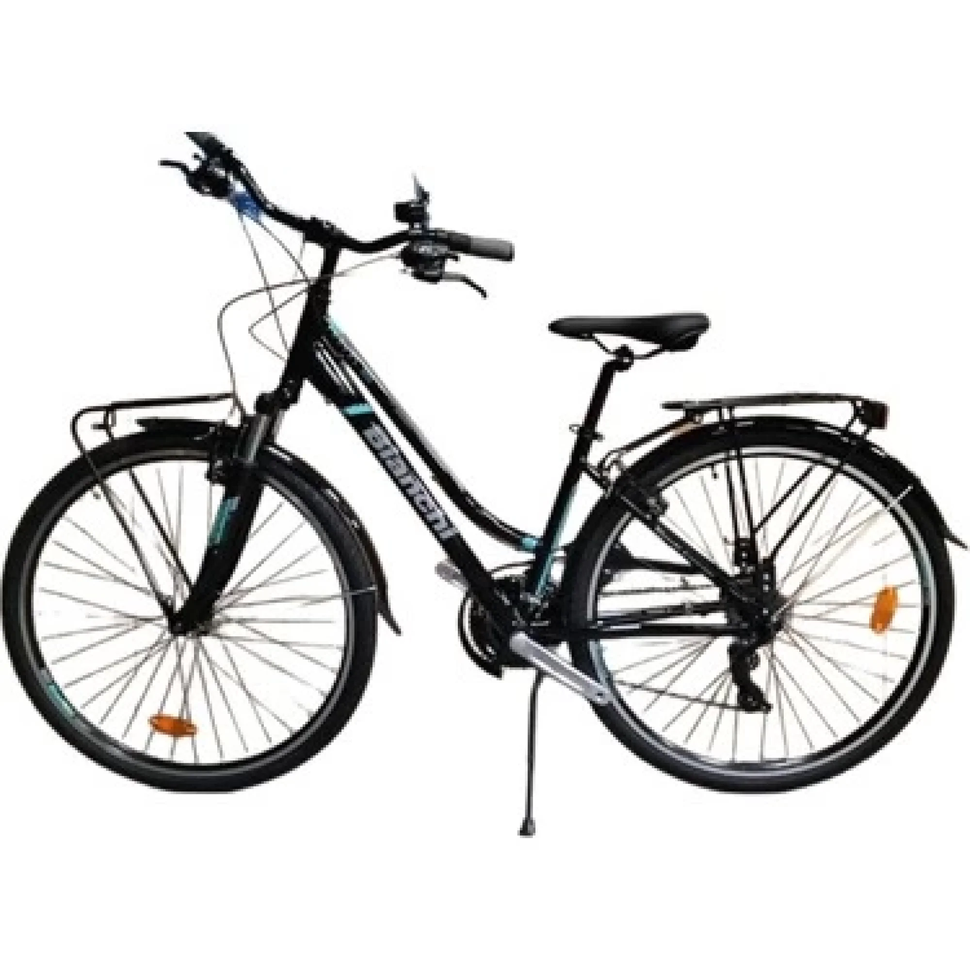 Bianchi Travel 505 V Fren 21 Vites 28 Jant Şehir Bisikleti Siyah Turkuaz 44 Kadro