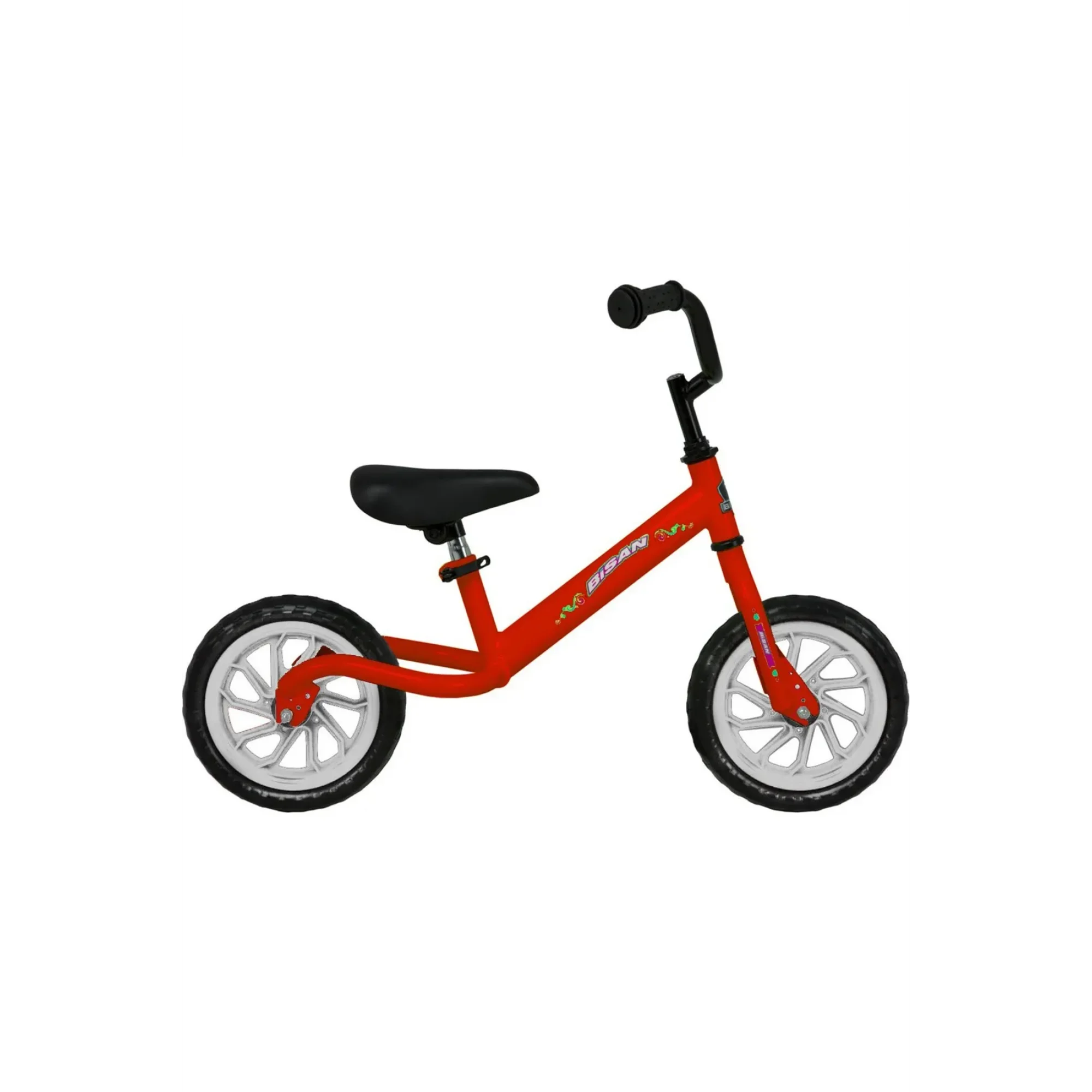 Bisan B-Bike 12 Jant Çocuk Denge Bisikleti Neon Turuncu Pembe