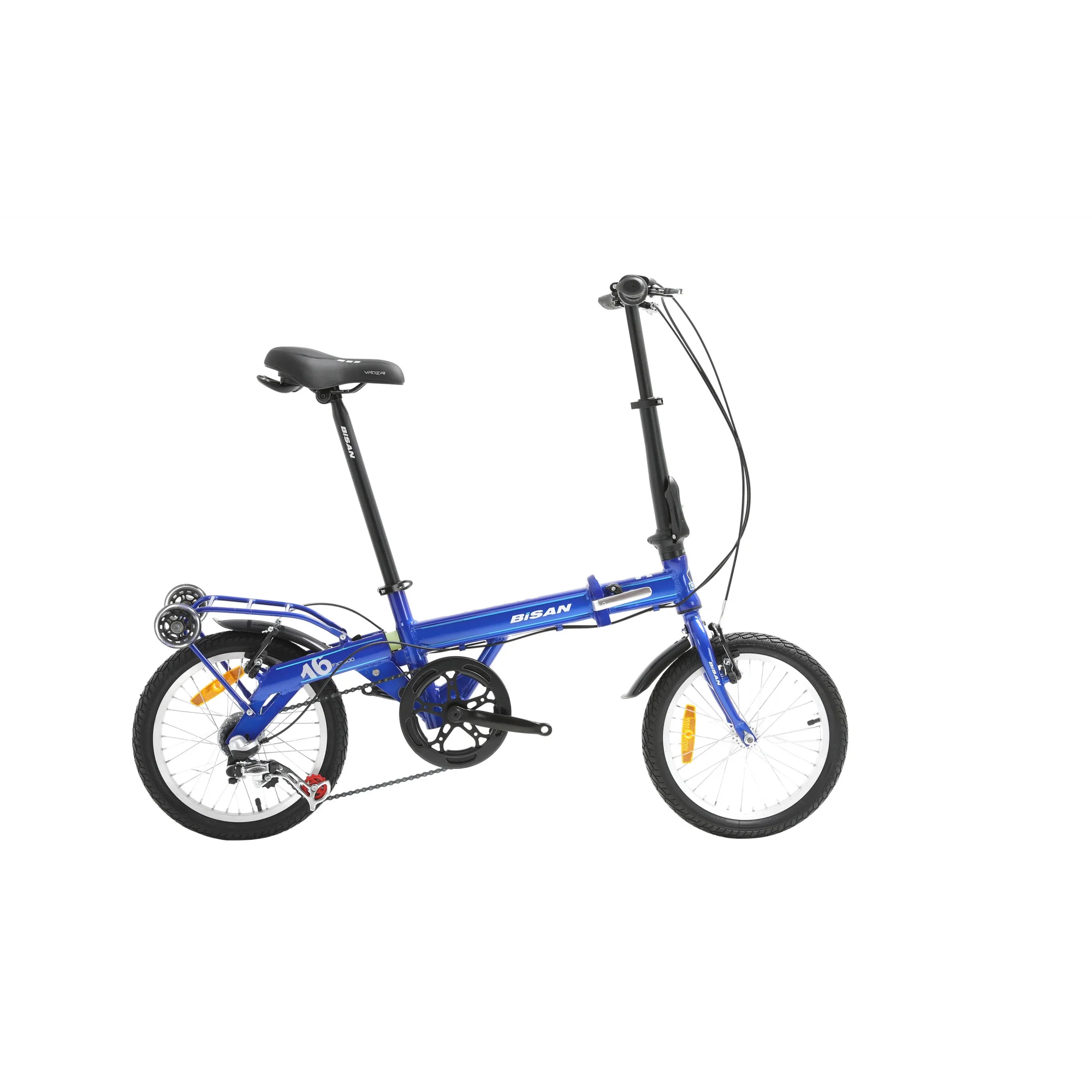 Bisan FX 3800 Nexus 3 Vites V Fren 16 Jant Katlanır Bisiklet Mavi Beyaz