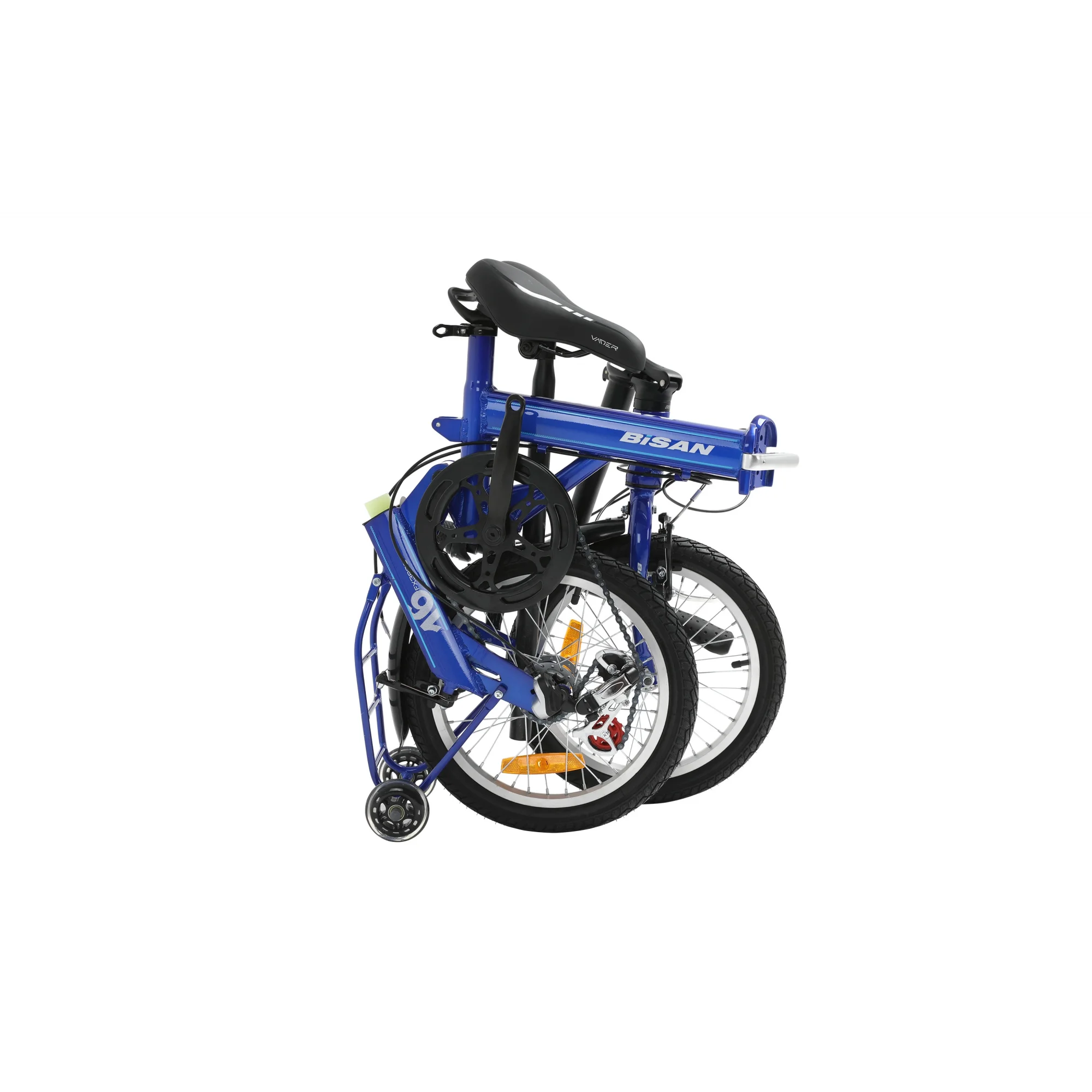 Bisan FX 3800 Nexus 3 Vites V Fren 16 Jant Katlanır Bisiklet Mavi Beyaz