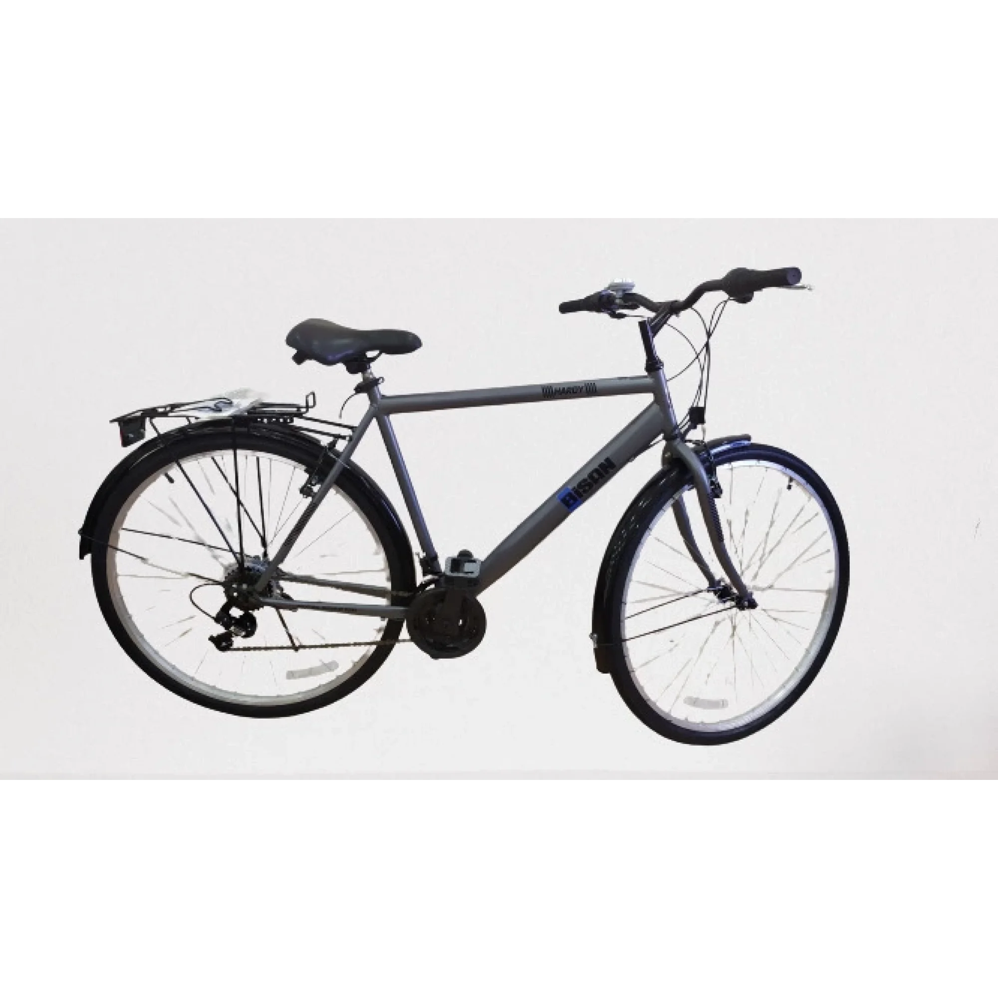 Bisan Hardy-S V Fren Shimano 21 Vites 26 Jant Şehir Bisikleti Gri Siyah 19 İnç Kadro