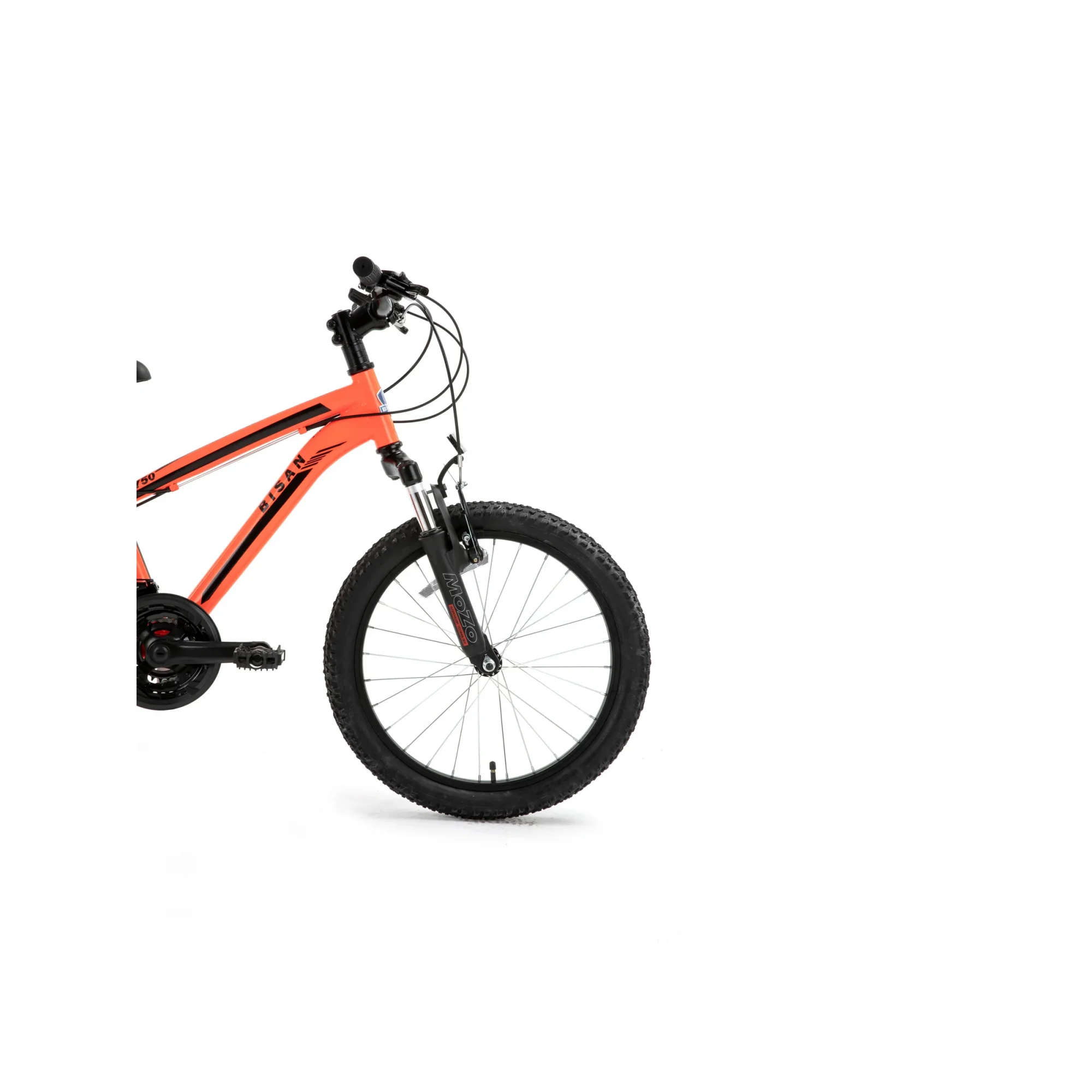 Bisan KDS 2750 V Fren 21 Vites 20 Jant Çocuk Bisikleti Neon Turuncu Siyah