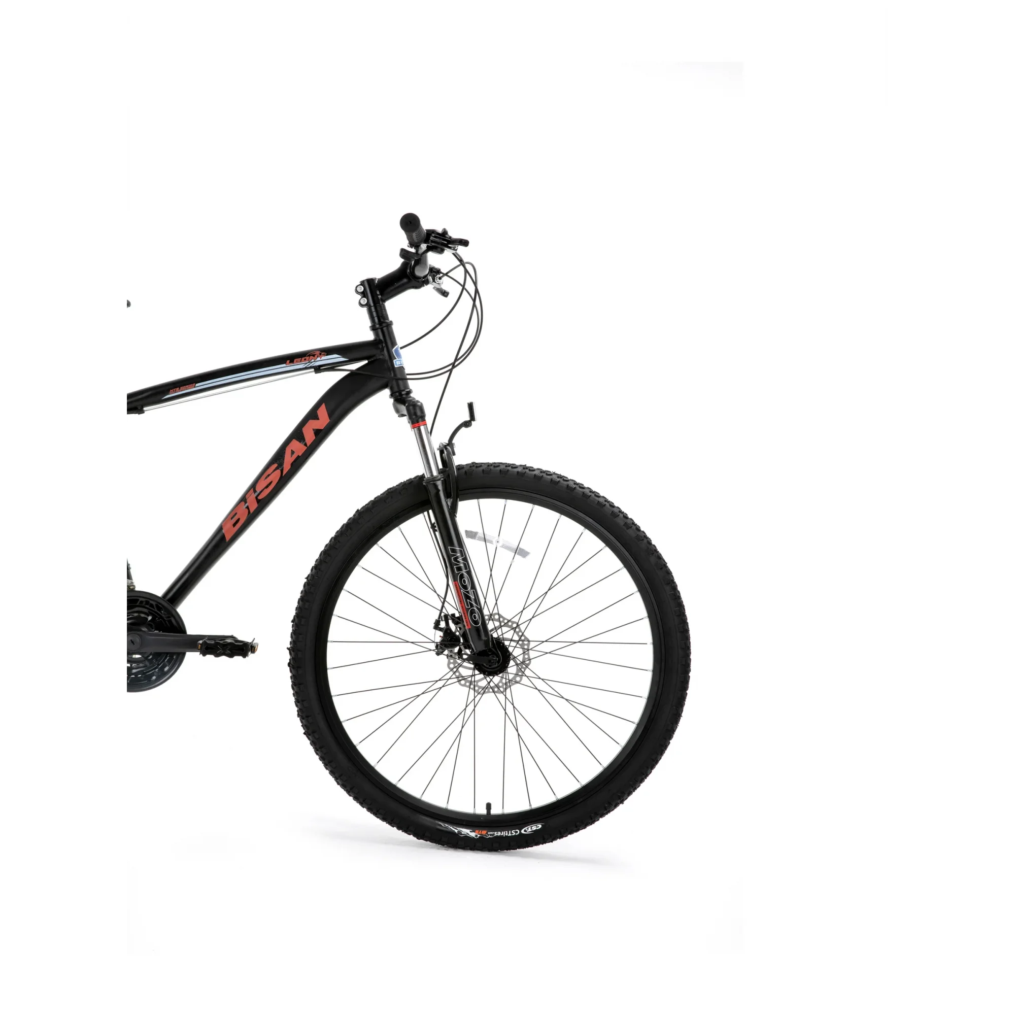 Bisan Leon MD Fren 21 Vites 29 Jant Dağ Bisikleti Siyah Kırmızı 48 Kadro