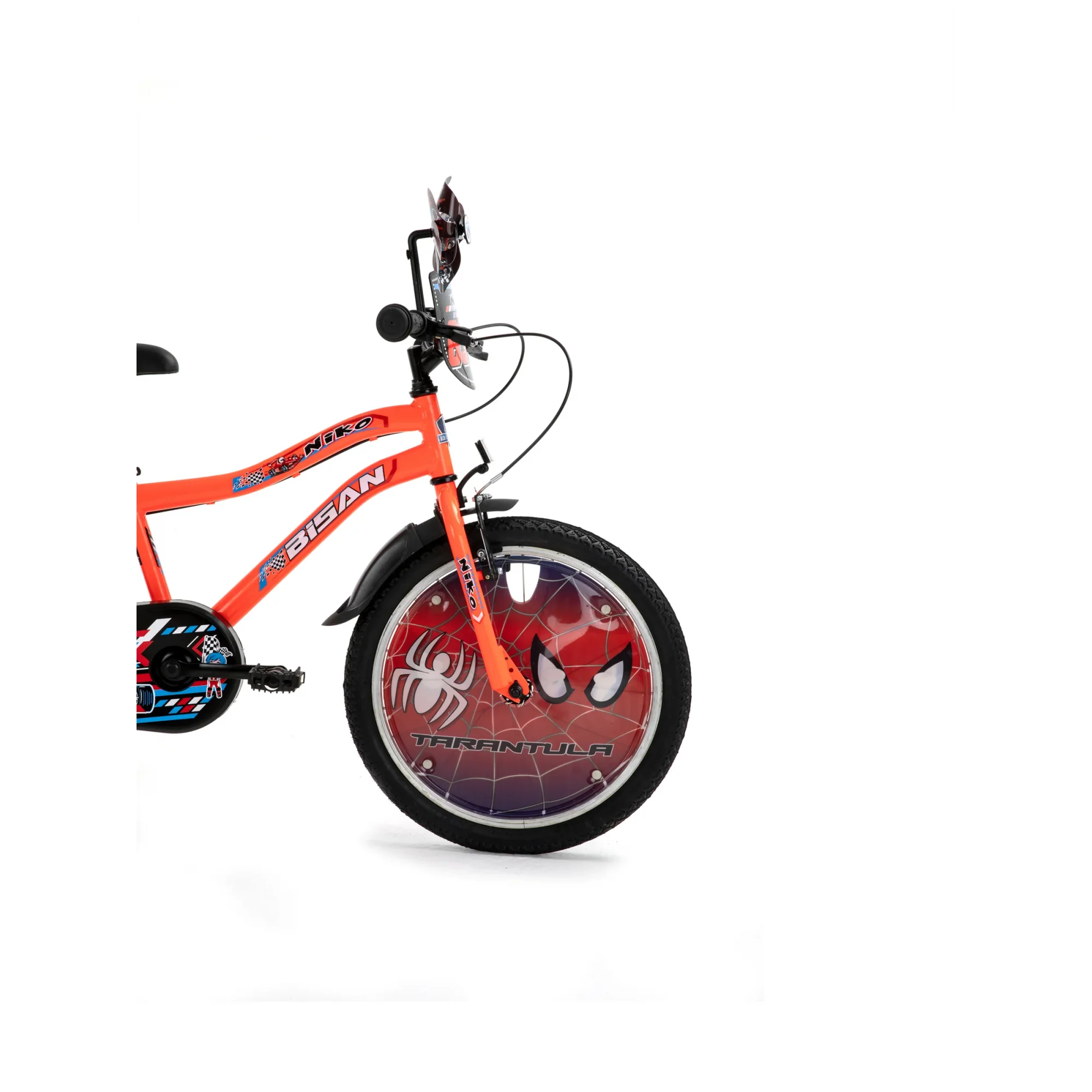 Bisan Niko V Fren 20 Jant Çocuk Bisikleti Neon Turuncu Mavi
