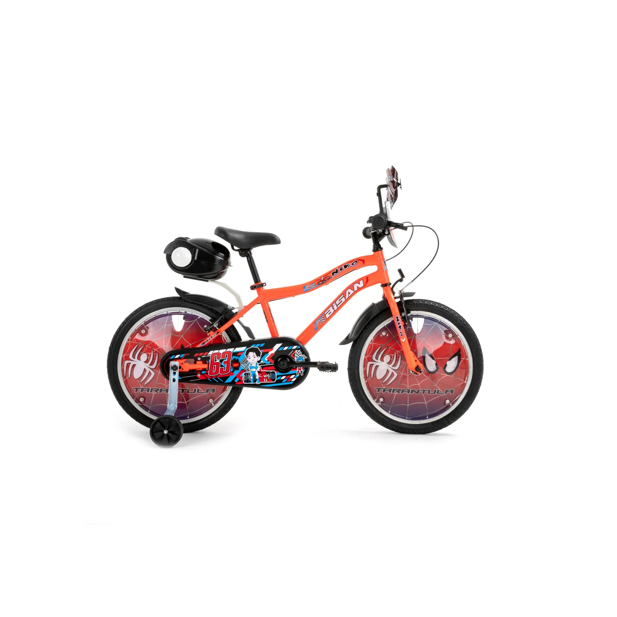 Bisan Niko V Fren 20 Jant Çocuk Bisikleti Neon Turuncu Mavi