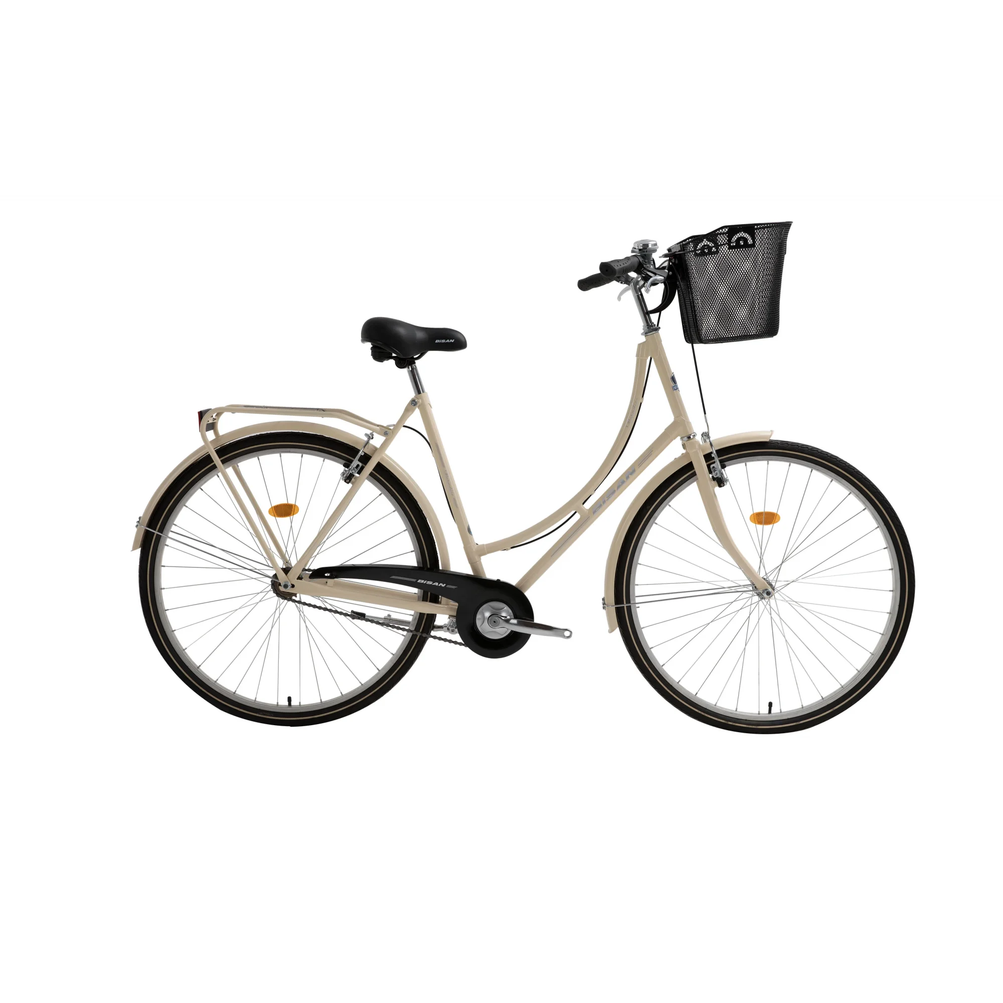 Bisan Paradise V Fren 28 Jant Şehir Bisikleti Krem Gri 54 Kadro